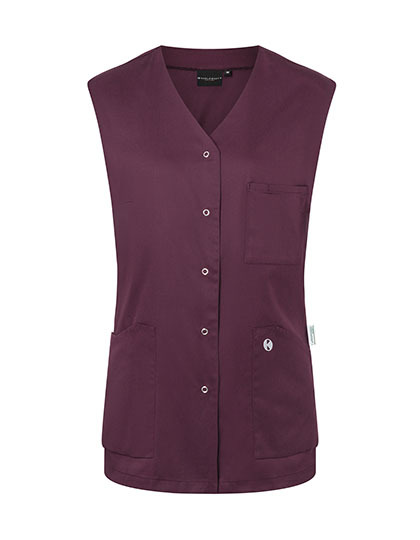 Karlowsky - Ärmelloser Damenkasack Essential - Aubergine (ca. Pantone 5185C)