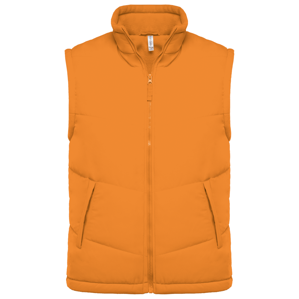 K6118 - Bodywärmer mit Fleecefutter - orange