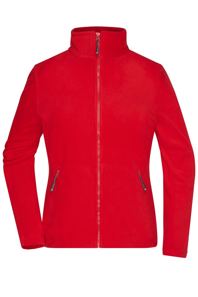 Ladies' Fleece Jacket - Red (ca. Pantone 200C)