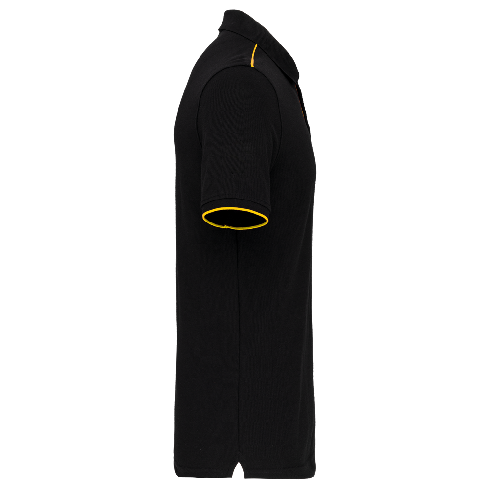 WK270X - Polo Day To Day mit kontrastfarbenen, kurzen Ärmeln