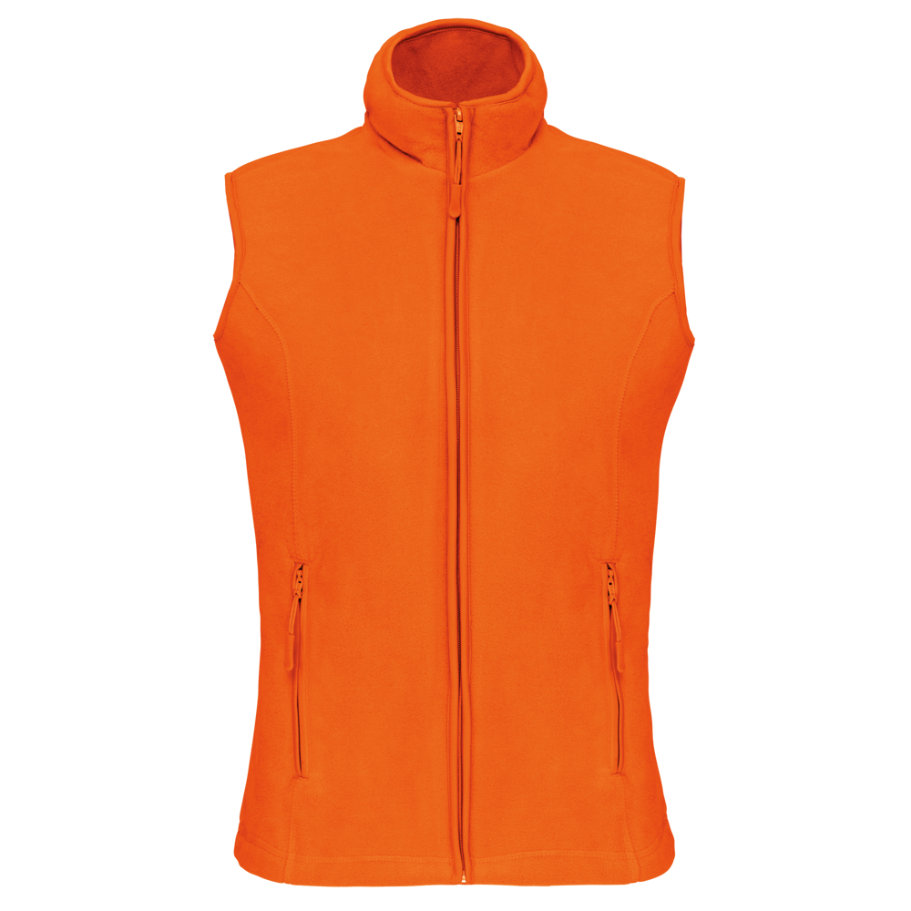 - Mikrofleece-Bodywarmer für Damen - orange