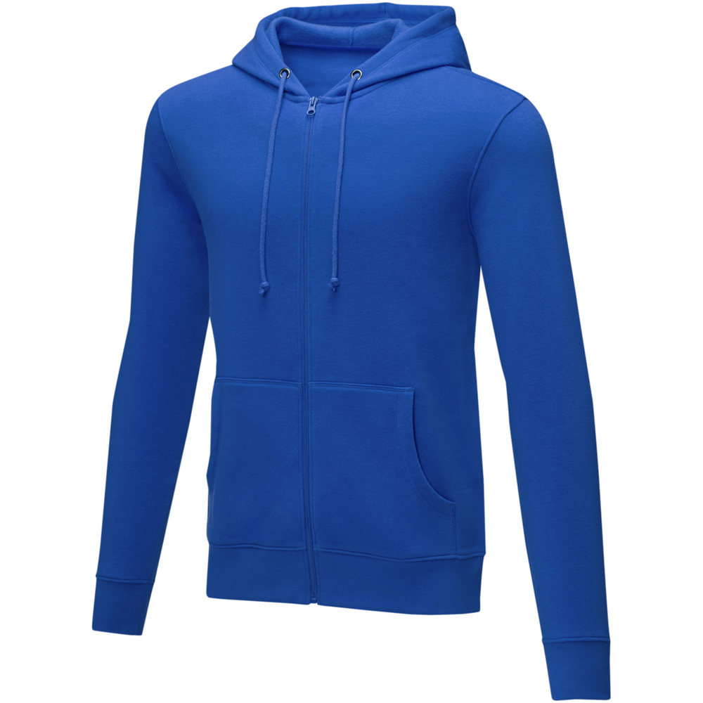 Charon 240 g/m² Herren Kapuzenpullover mit Reißverschluss - blau