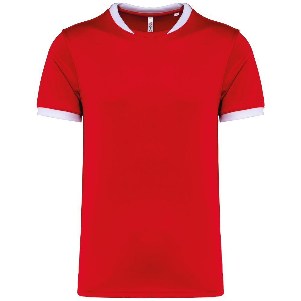 PA4027 - Rugby-Trikot mit kurzen Ärmeln, Unisex - Sporty Red