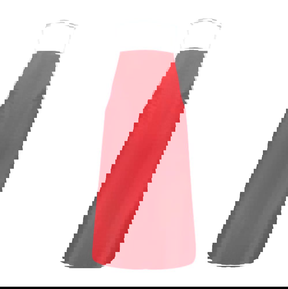 Basic Latzschürze 80x60 cm - Rot (PMS 199c) / Rot