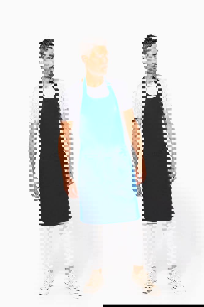 K8007 - Bio-Baumwolle Schürze mit Tasche