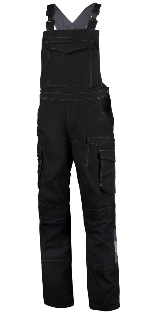 Latzhose Russell - Schwarz / Dunkelgrau