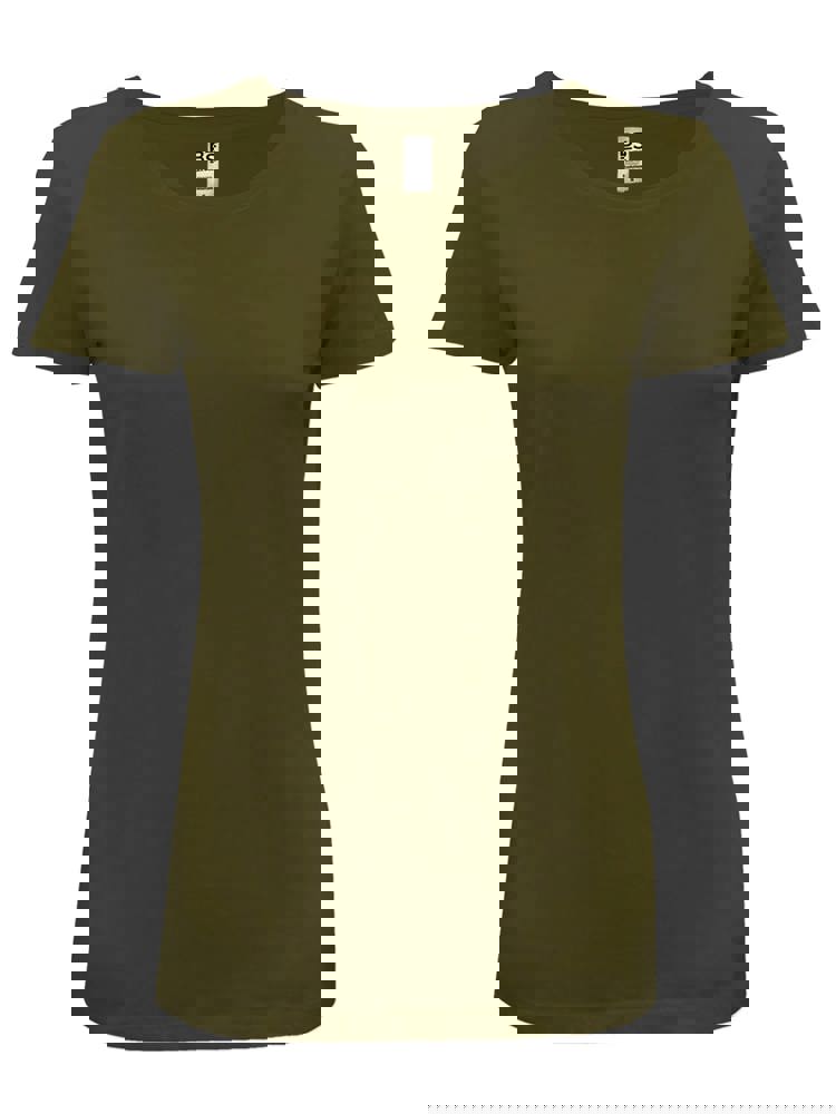 BS Evolution Damen-T-Shirt, 150 g/m2, 100 % Bio-Baumwolle - Olivgrün