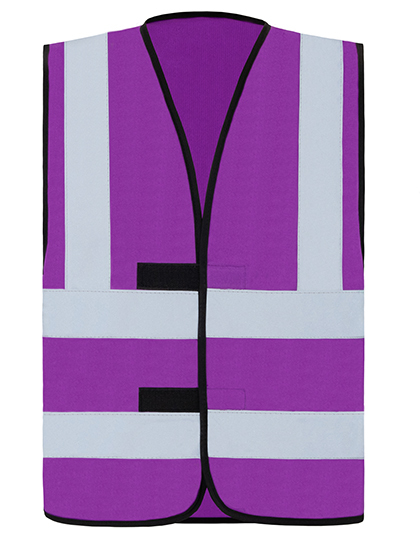 Korntex - Hi-Vis Safety Vest With 4 Reflective Stripes Hannover - violett