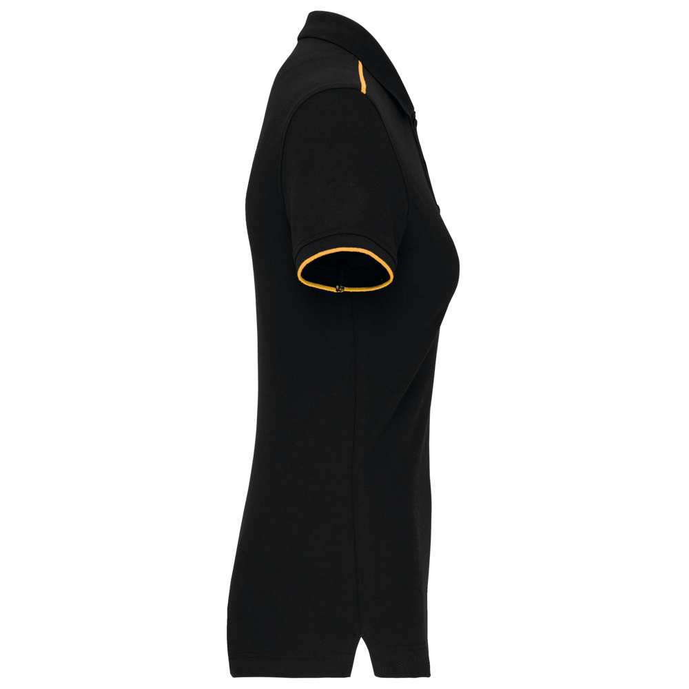 WK271 - Damen-Polohemd Day To Day mit kontrastfarbenen, kurzen Ärmeln