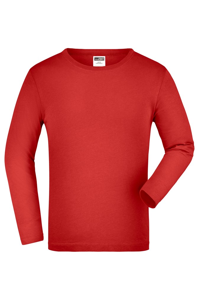 Junior Shirt Long-Sleeved Medium - Red (ca. Pantone 200C)
