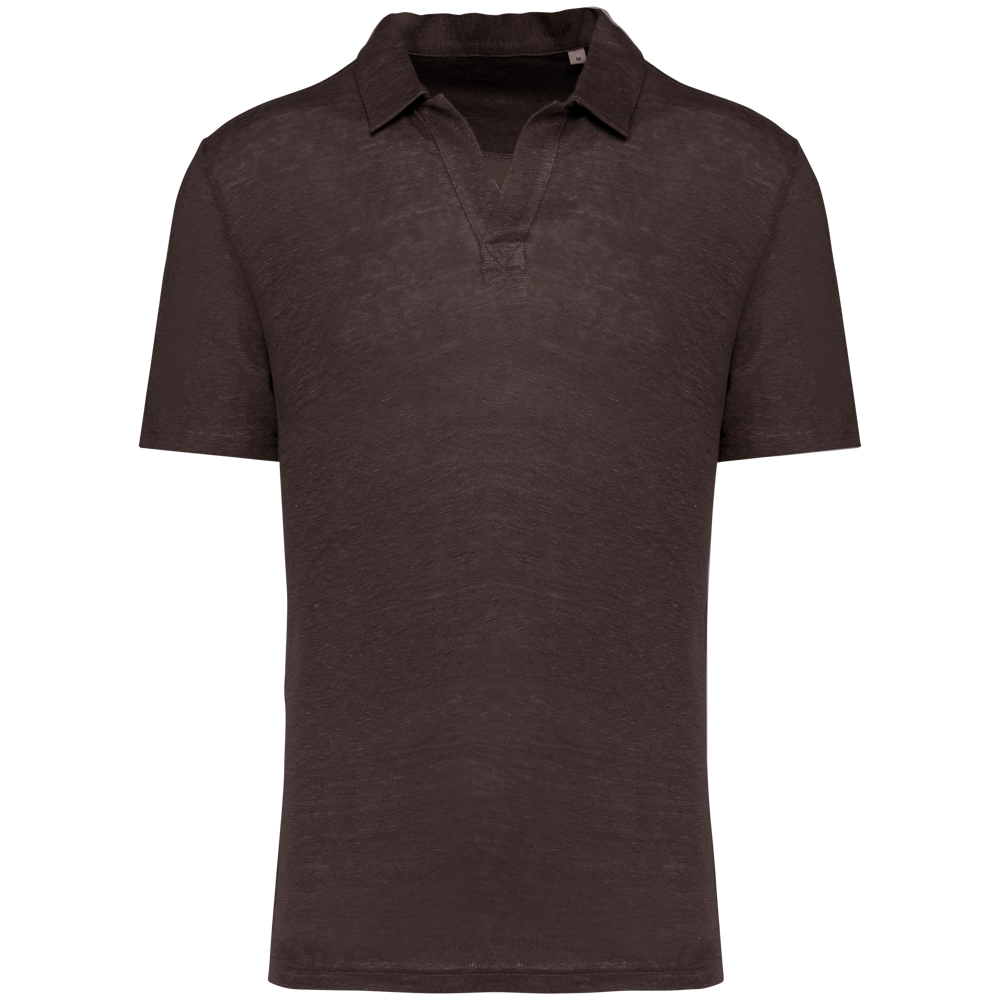 SP220 - Herren-Polohemd aus Leinen - Stone Grey