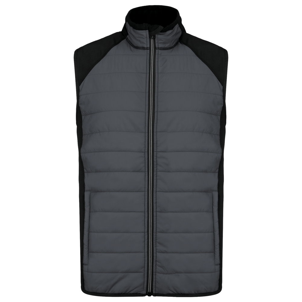 PA235 - Sportweste aus Bi-Material - sporty grey / Black