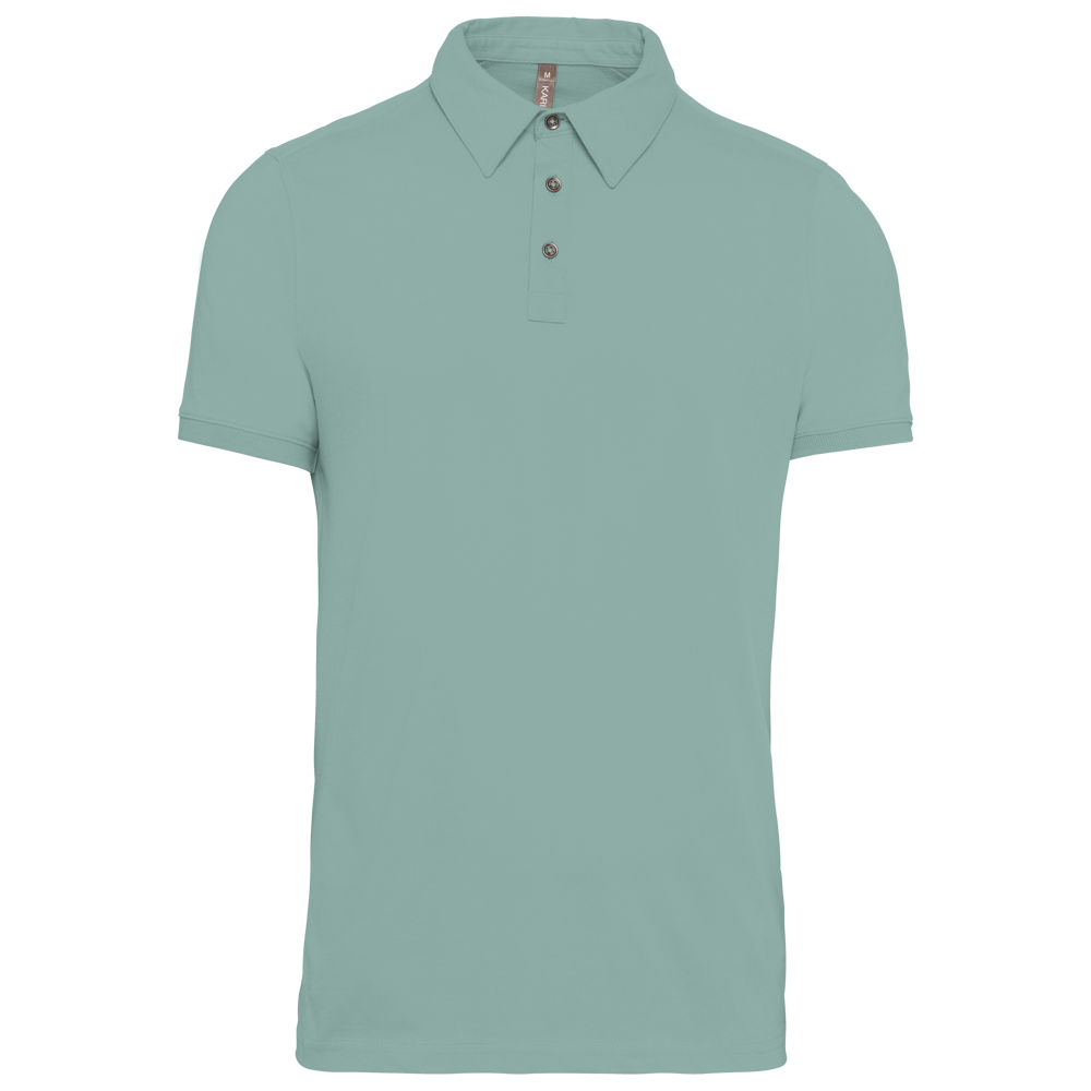 K262 - Jersey-Kurzarm-Polohemd für Herren - sage