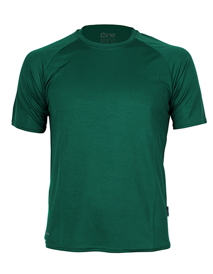 CONA SPORTS - Rainbow Tech Tee - Bottle Green