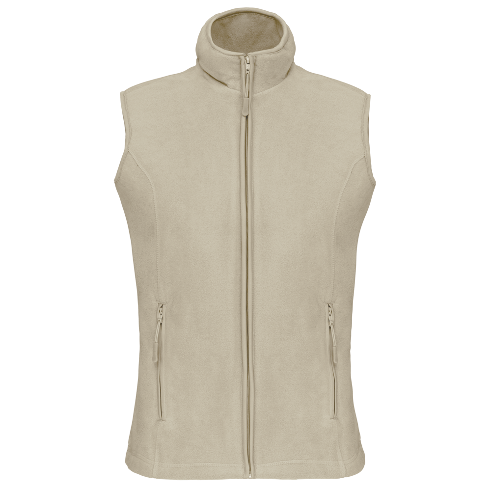 - Mikrofleece-Bodywarmer für Damen - beige