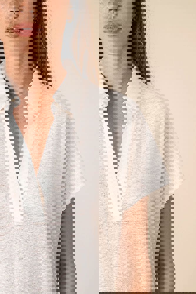 SP221 - Damen-Polohemd aus Leinen