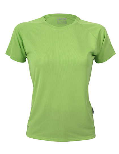 CONA SPORTS - Ladies´ Rainbow Tech Tee - Apple Green