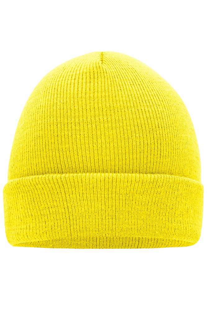 Knitted Cap - Yellow (ca. Pantone 101C)