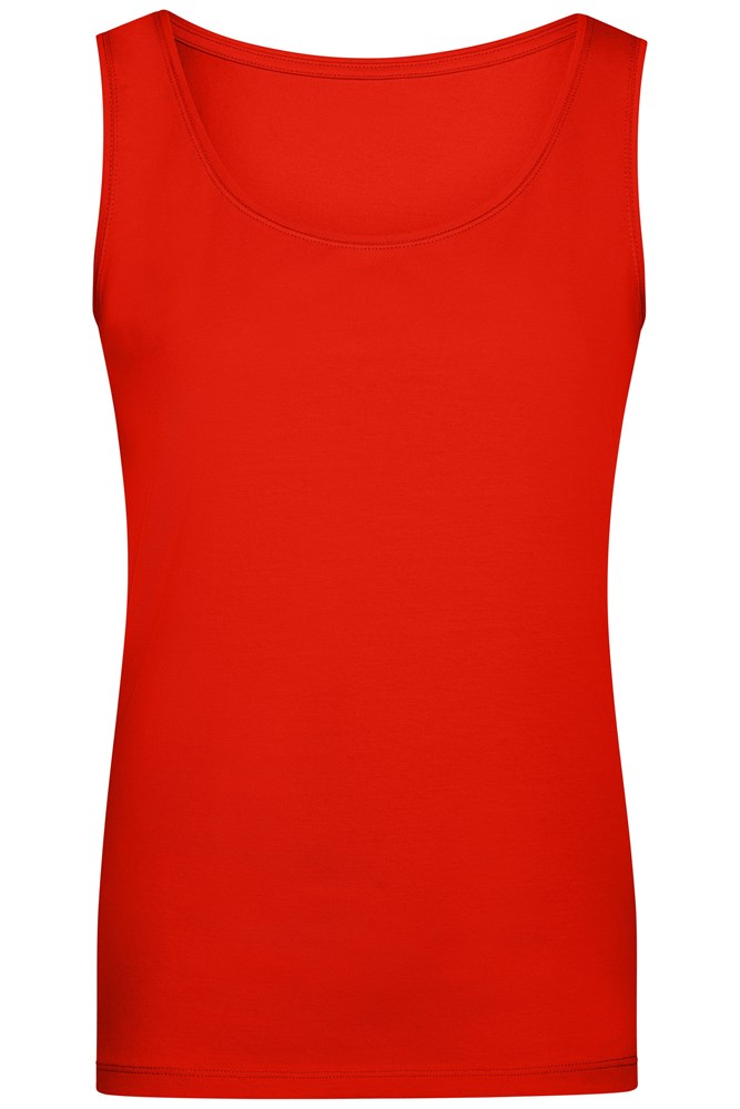 Ladies' Elastic Top - Tomato (ca. Pantone 186C)