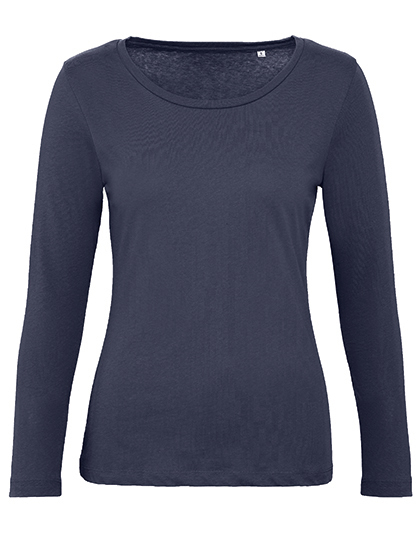 B&C BE INSPIRED - Inspire Long Sleeve T /Women_° - Navy Blue