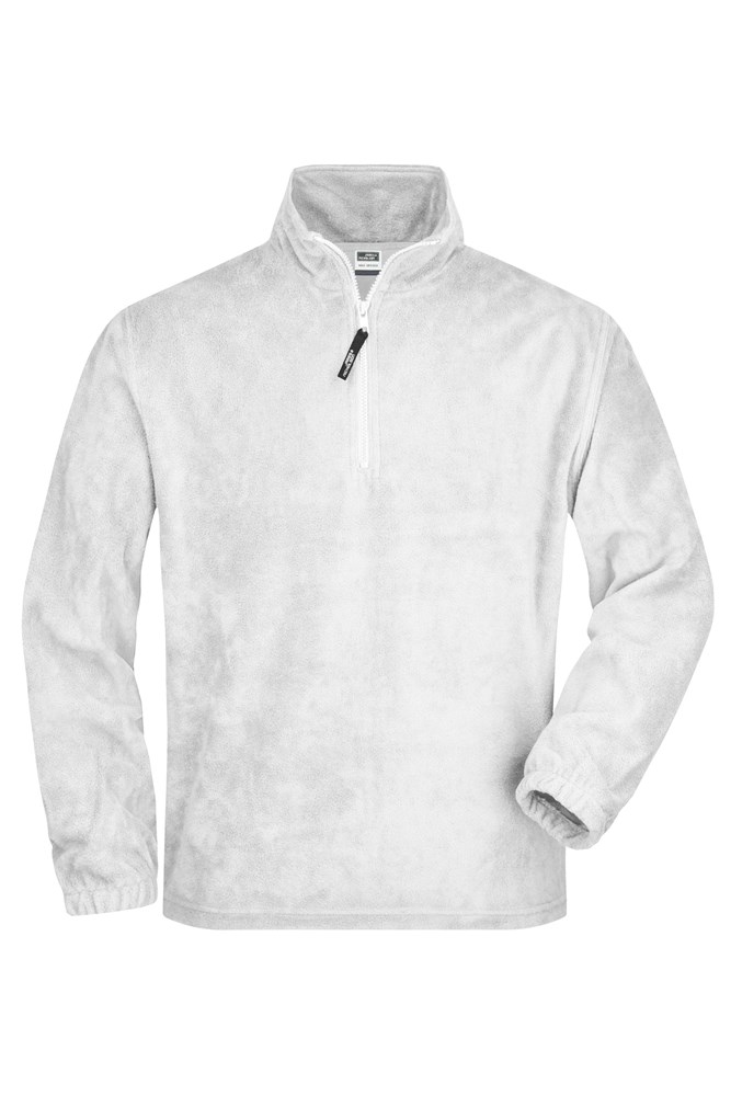 Half-Zip Fleece - White (ca. Pantone white)