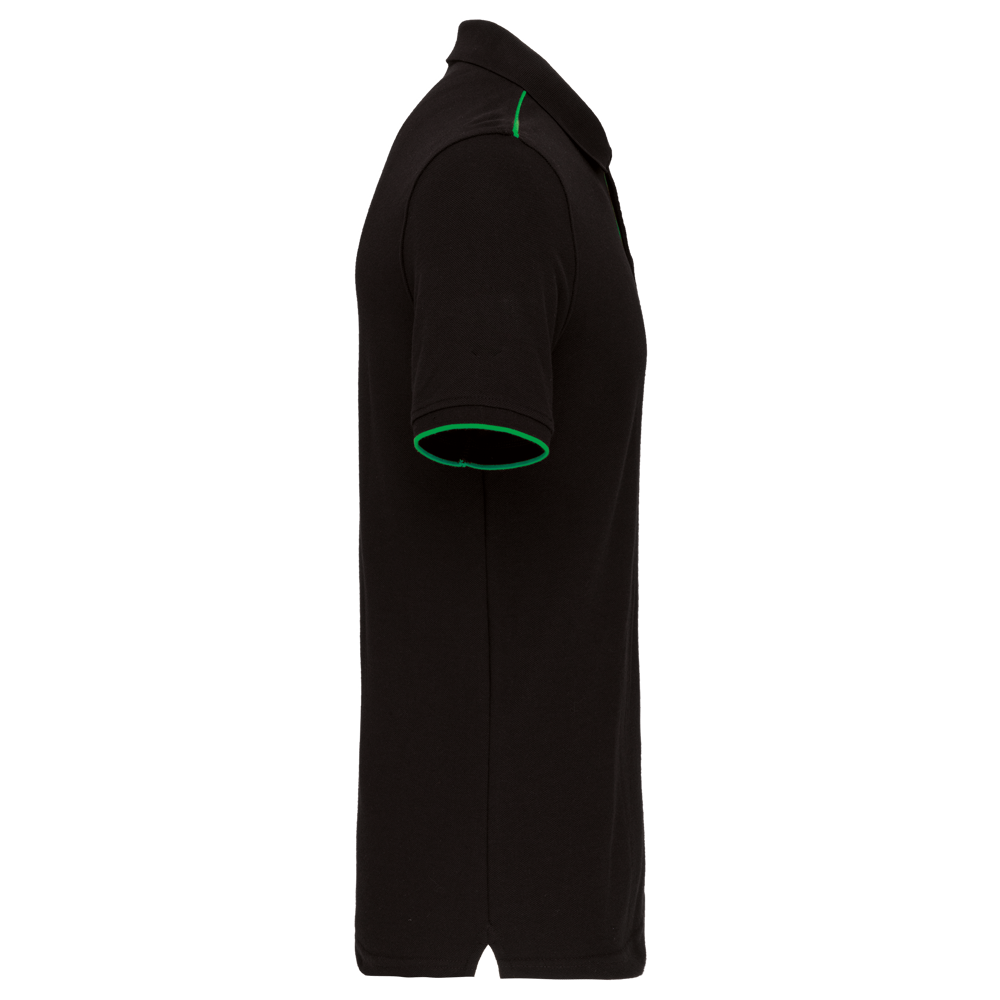 WK270 - Polo Day To Day mit kontrastfarbenen, kurzen Ärmeln