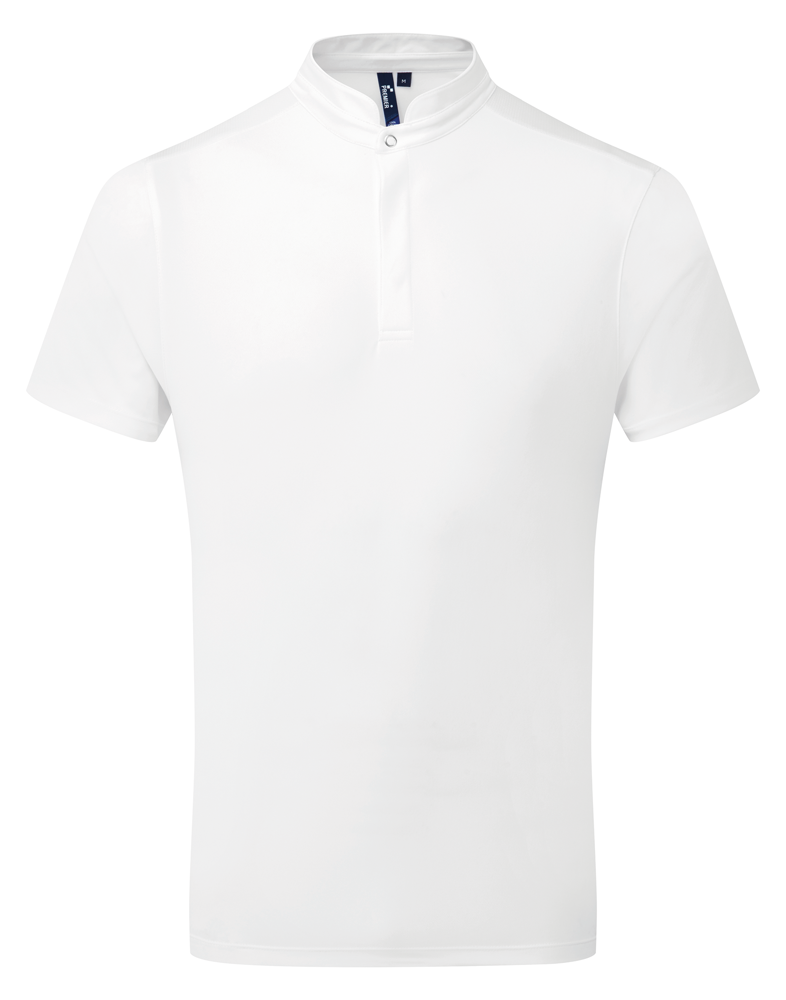 PR646 - Coolchecker Essential Koch-Polohemd mit kurzen Ärmeln - White