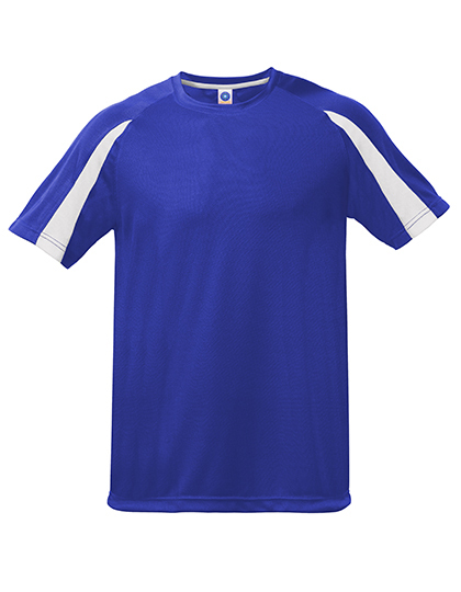 Starworld - Unisex Contrast Sports T-Shirt - Deep Royal, White