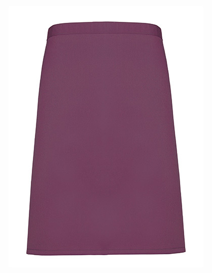 Premier Workwear - Colours Collection Mid Length Apron - Aubergine (ca. Pantone 5115C)