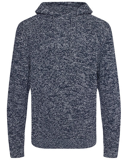 Ecologie - Iguazu Sustainable Knitted Hoodie - Navy, Heather Grey