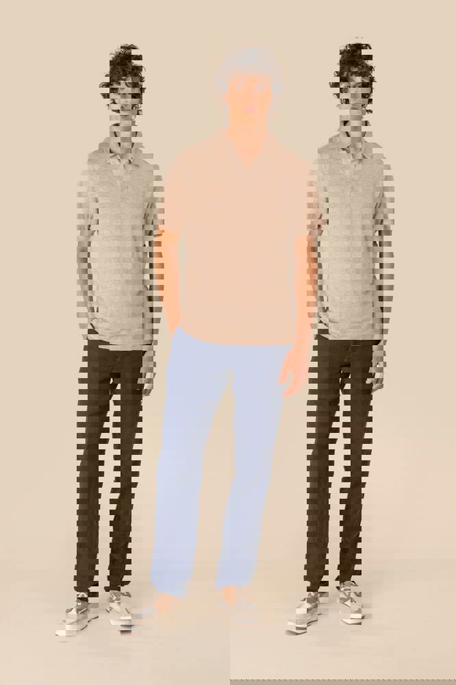 SP220 - Herren-Polohemd aus Leinen