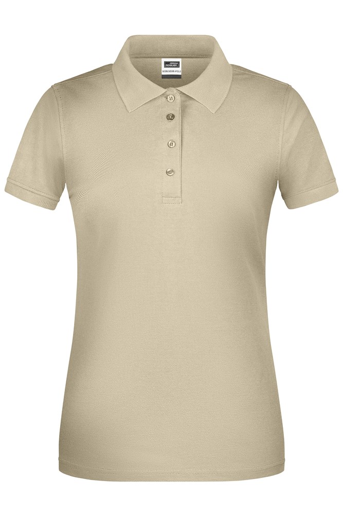 Ladies' ORGANIC Workwear Polo OCS Blended - Stone (ca. Pantone 7501C)