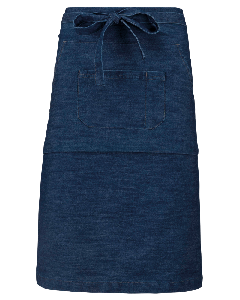 K897 - Lange Schürze - denim