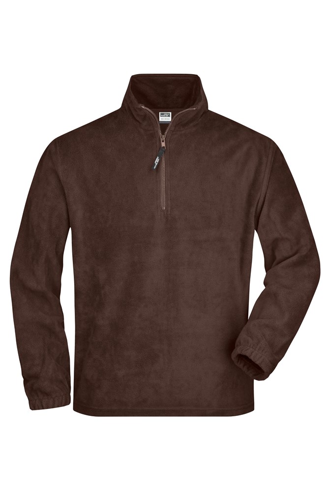 Half-Zip Fleece - Brown (ca. Pantone 476C)
