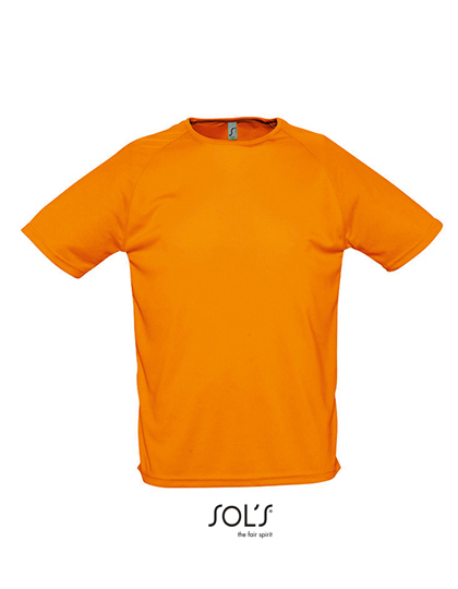 SOL´S - Men´s Raglan Sleeves T Sporty - Neon Orange