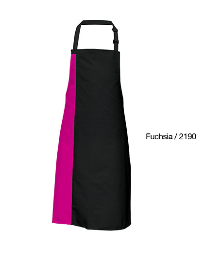 Link Kitchen Wear - Duo Apron - Black, Cherry (ca. Pantone 219)