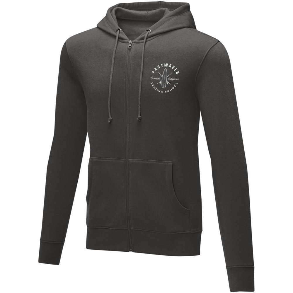Charon 240 g/m² Herren Kapuzenpullover mit Reißverschluss
