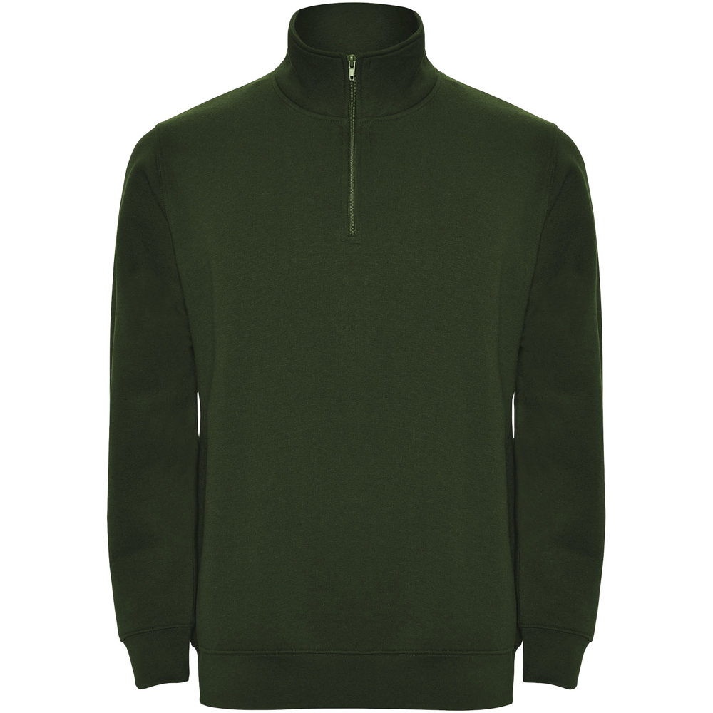 Aneto 280 g/m² Pullover mit Viertelreißverschluss - dunkelgrün