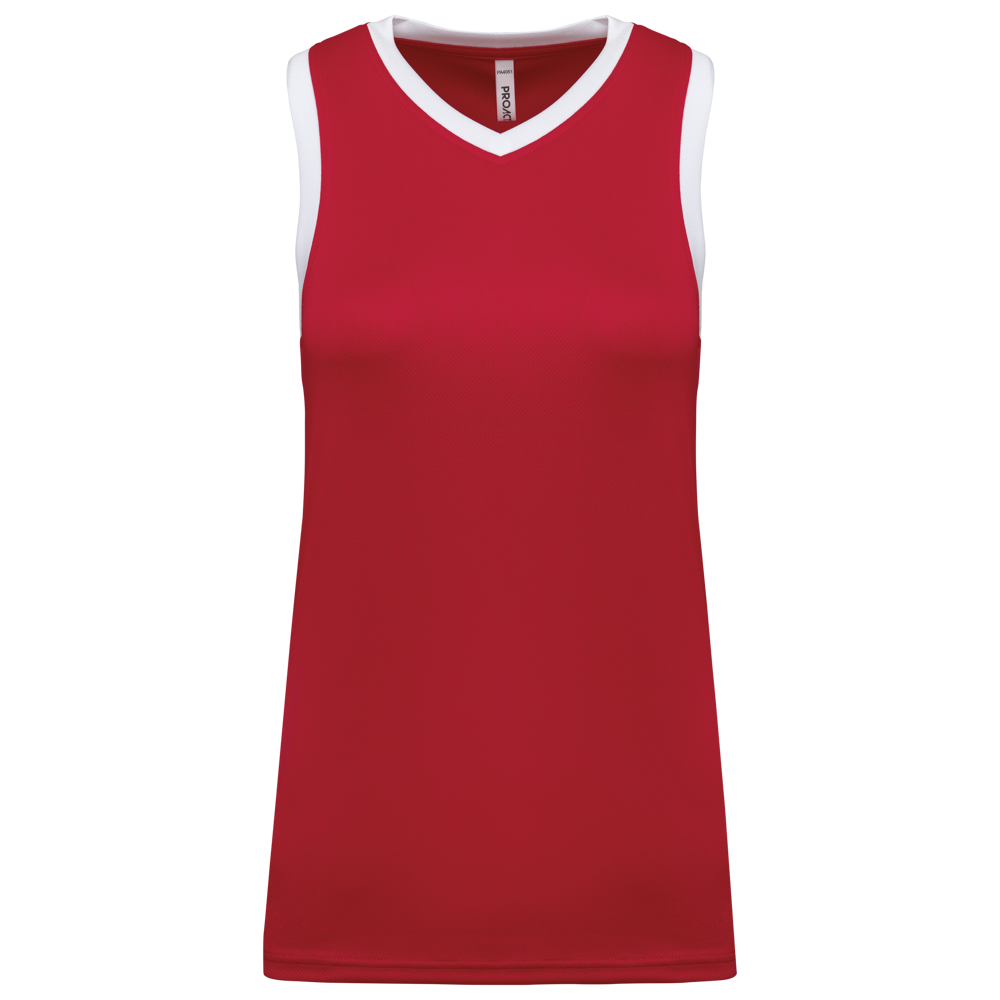 PA4051 - Damen Basketball Trikot - Sporty Red / White