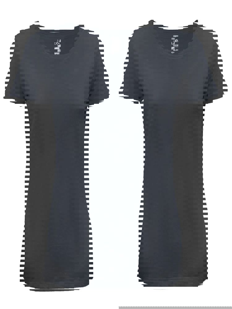 BS Evolution Damen-T-Shirt, 150 g/m2, 100 % Bio-Baumwolle - Dunkelgrau
