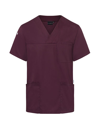 Karlowsky - Herren-Schlupfkasack Essential - Aubergine (ca. Pantone 5185C)