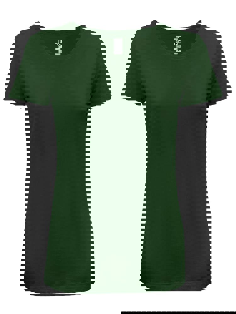 BS Evolution Damen-T-Shirt, 150 g/m2, 100 % Bio-Baumwolle - Flaschengrün