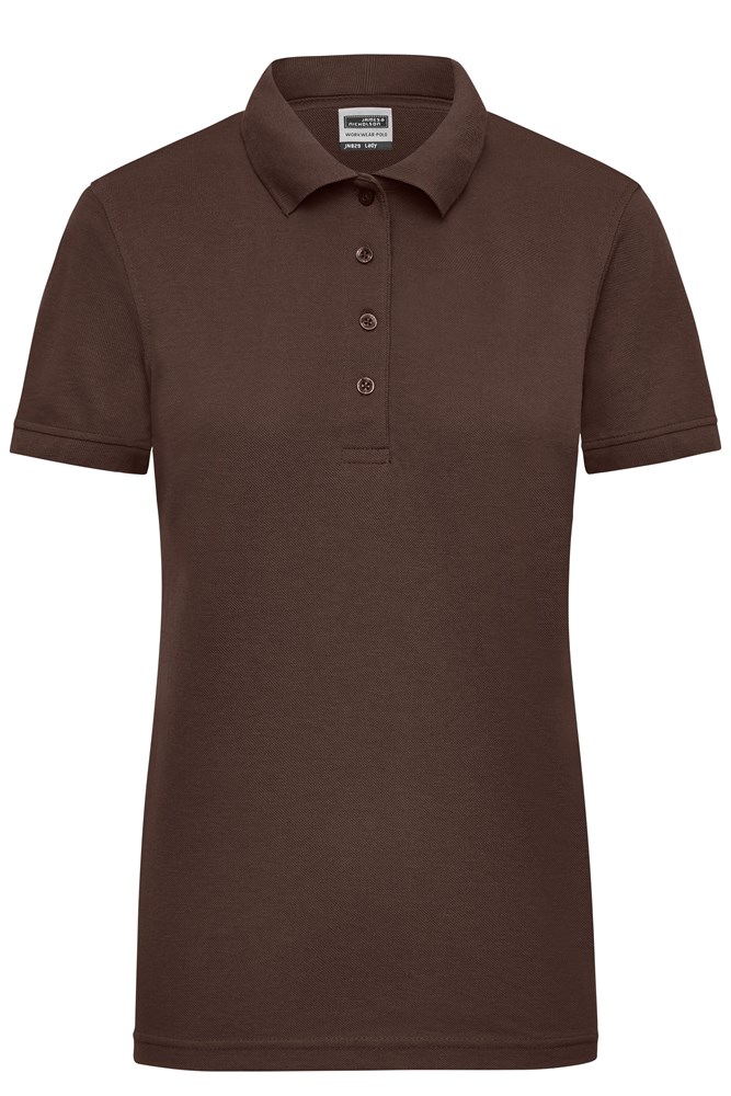 Ladies' Workwear Polo - Brown (ca. Pantone 476C)