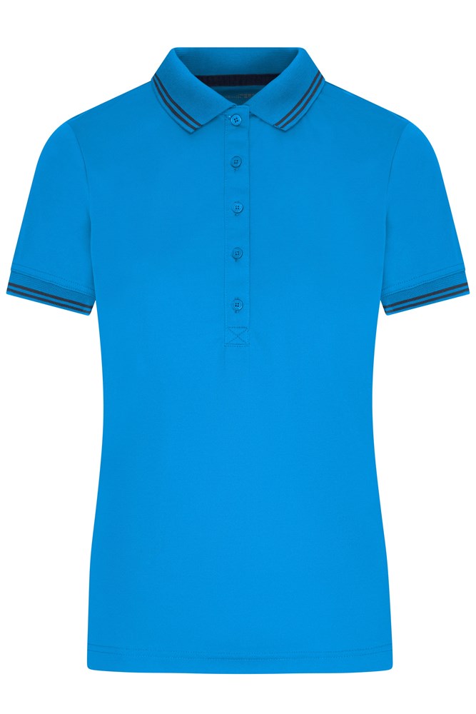 Ladies' Functional Polo - Bright-blue/navy (ca. Pantone 296C
3005C)