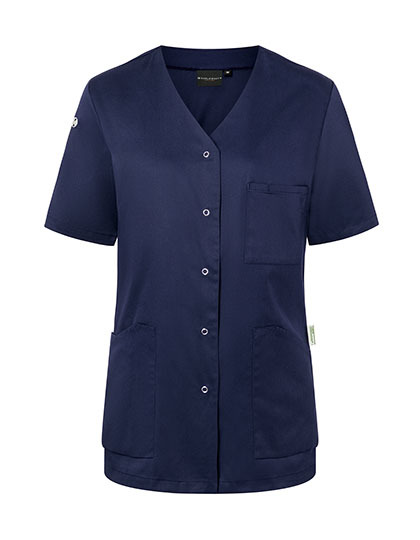 Karlowsky - Kurzarm Damenkasack Essential - Navy (ca. Pantone 533C)