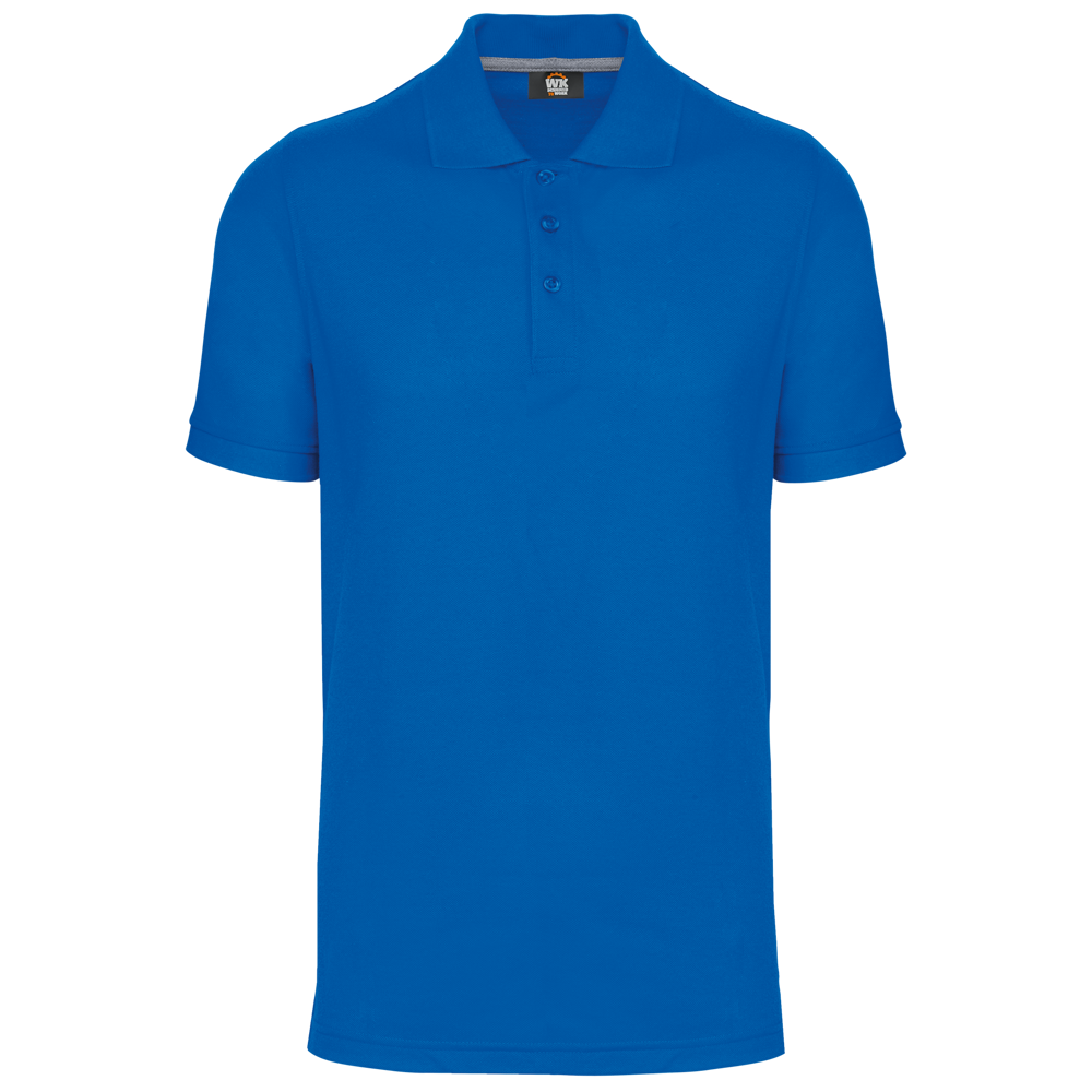 - Kurzarm-Polohemd - Light Royal Blue