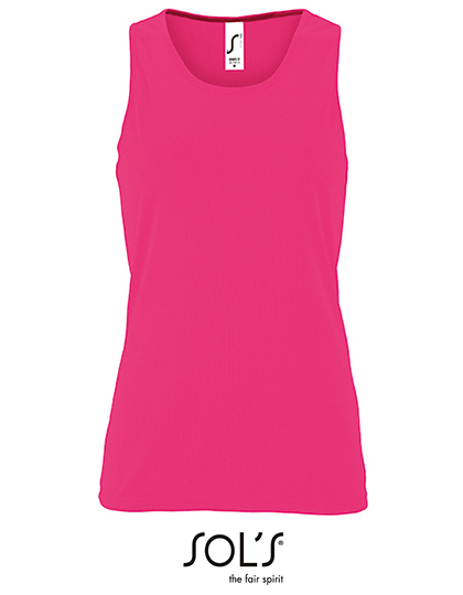 SOL´S - Women´s Sports Tank Top Sporty - Neon Pink