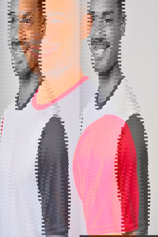 PA4023 - Zweifarbiges Kurzarmtrikot für Erwachsene