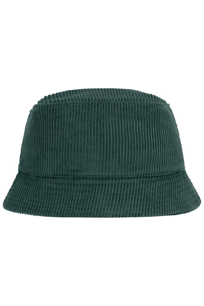 Corduroy Fisherman Hat Organic Cotton - Smoky-green (ca. Pantone P 123-8 U)