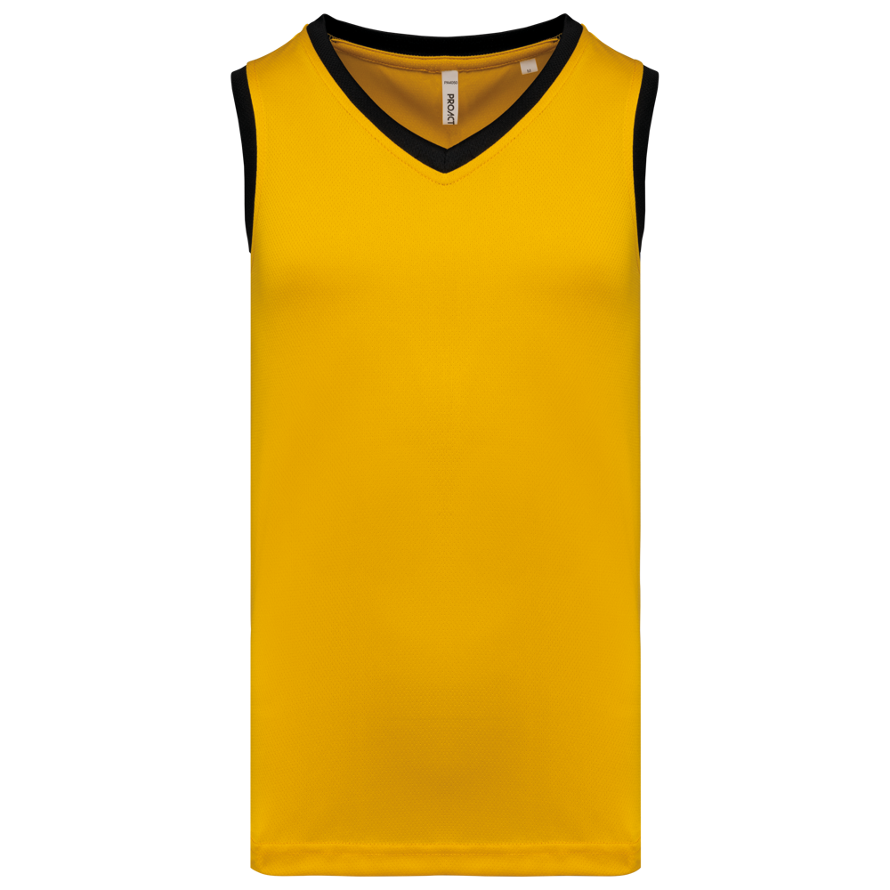 PA4050 - Herren Basketball Trikot - Sporty Yellow / Black